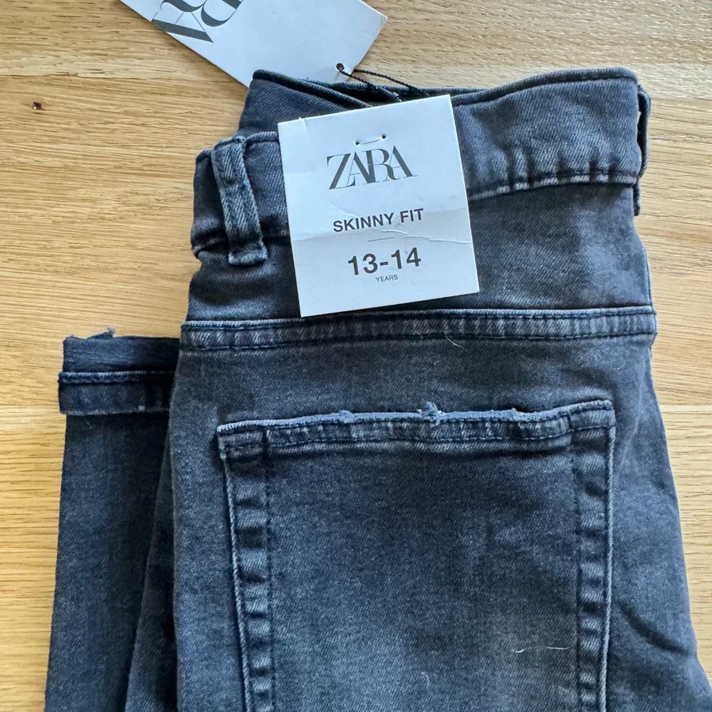 Zara Charcoal Denim‎ Pants
